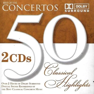 50 Classical Highlights: Best of the Concertos (CD, 2002, 2 Discs, St. Clair) - Picture 1 of 2