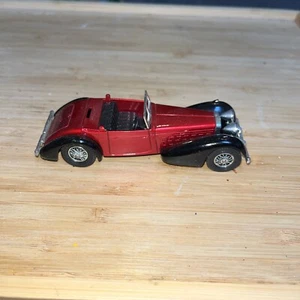 Models Of Yesteryear Y.17 - 1938 Hispano Suiza 1/43 Cherry Red Black Base #123 - Picture 1 of 5