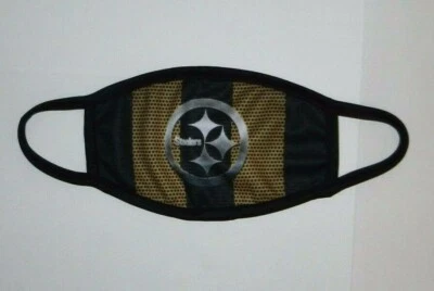 Pittsburgh Steelers Washable Reusable Sublimated Face Mask Mouth Mask Cover New - Image 1 of 2