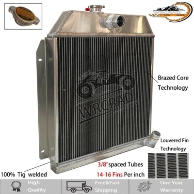 Cooling MT Radiator For 1949-1952 Plymouth Dodge Chrysler DeSoto WR Straight 6 - Image 1 of 4