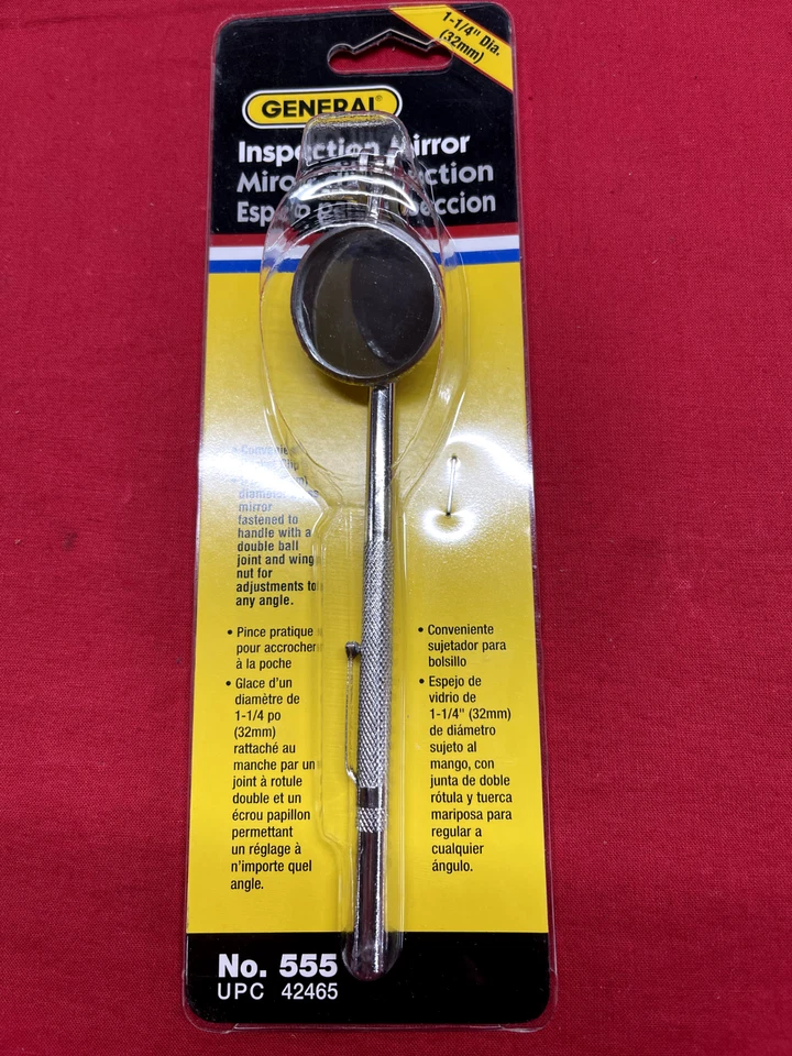 General Tools No. 555 Inspection Mirror 1-1/4" Dia.  - Image 1 of 4