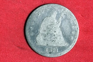 ESTATE FIND 1876 - CC Seated Liberty Quarter!! #N06613 - Picture 1 of 2