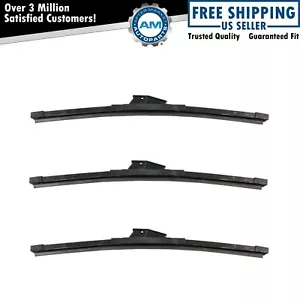 Trico Ice Windshield Wiper Blade Front & Rear 3pc Set - Picture 1 of 4