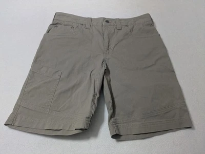 Pantalones Cortos Ll Bean Para Hombre 33w Caqui Lona Gruesa 9" Entrepierna Senderismo Aire Libre  Foto 1 de 4