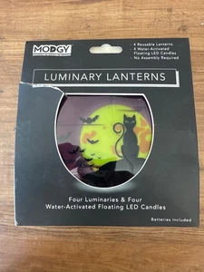 Linternas Luminaria Modgy Salem Halloween Gato Negro con Luz de Té Activada por Agua - Imagen 1 de 2