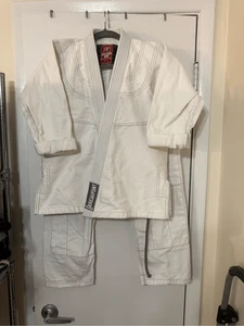 Breakpoint Jiu Jitsu karate Gi Jacket Pants Yellow & Orange Belt SZ K2 Youth SZ - Picture 1 of 10