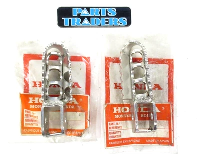 Clavija de pie izquierda y derecha genuina Honda Montesa (juego de 2) bicicleta Cota Trials NOS Foto 1 de 2