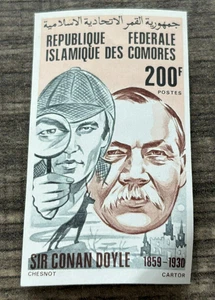 Sir Arthur Conan Doyle British writer  Republique Federale Islamique Des Comores - Picture 1 of 2