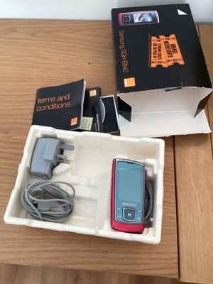 Candy Pink Samsung SGH E840 Mobile Phone Boxed Camera Girly - Image 1 of 4