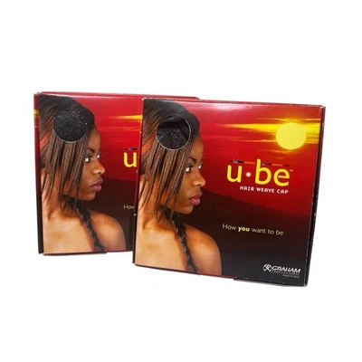 Set Of 2 U Be Hair Weave Cap Graham Professional Beauty Products