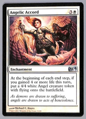 Angelic Accord - 3 - Core Set 2014 (M14) MTG LP - Image 1 of 2