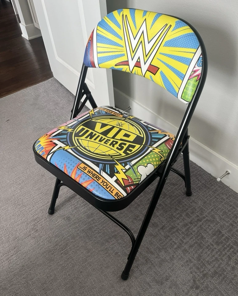Silla Plegable WWE VIP Universe Ringside.  🔥 (2024) ¡Gran idea de regalo!!🔥 Foto 1 de 1