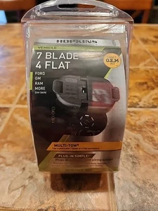Hopkins Multi Tow 7 Blade 4 Flat Connector Towing Solution 40974 Exact Fit Plug - Bild 1 von 6