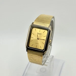 Rado Diastar Women's Quartz Rectangle Gold Analog - Picture 1 of 24