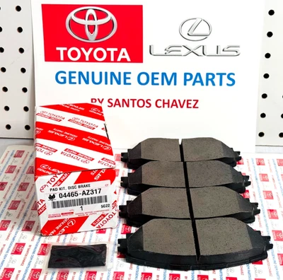 2010-2018 TOYOTA RAV4 XLE &LIMITED ПЕРЕДНИЕ ТОРМОЗНЫЕ КОЛОДКИ ПОДЛИННАЯ ОРИГИНАЛЬНАЯ ДЕТАЛЬ 04465-AZ217 - Изображение 1 из 4