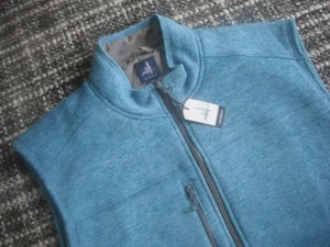 JOHNNIE-O - Chaleco polar suave pesado - XL - Forrado/Aislado - $138 - Azul turquesa - Imagen 1 de 4
