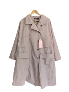 Yacco Maricard Trench Coat Jacket SIZE 2 Lagenlook BNWT NEW Japanese Rose Pink  - Picture 1 of 10