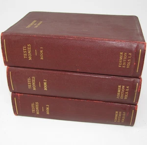 Testimonies For The Church / Ellen  White Books 1-3 Vol 1-6  1946 Seventh-day Ad - Picture 1 of 6