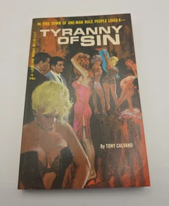 Tyranny of Sin by Tony Calvano Leisure Book 1117 1965 - Bild 1 von 6