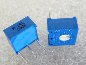 5 x potentiomètre ajustable cermet 1K 0,5W Bourns 3386R - Picture 1 of 1