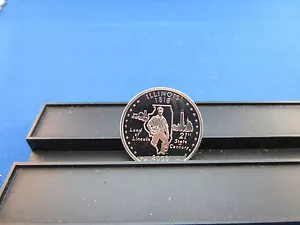 2003-S Silver Illinois Quarter Deep Cameo Mirror Proof Upper Grading Ranges - Picture 1 of 3