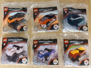 Menge 6 2009 LEGO Racers McDonalds Happy Meal Spielzeug Neu in Verpackung - Bild 1 von 15