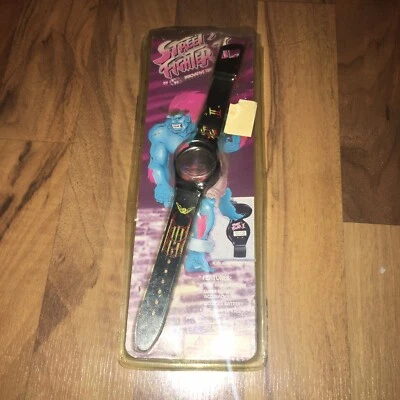 Reloj Street Fighter II 2 1994 Capcom Blanka Holograma Lenticular De Colección Foto 1 de 2