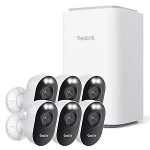 Reolink 2K 4MP Wi-Fi Security System with Home Hub Spotlight Color Night Vision - Picture 1 of 15