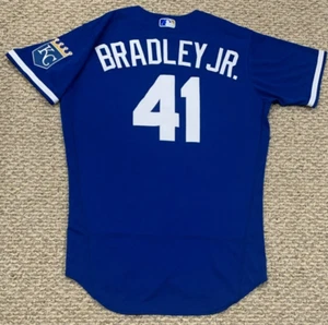 BRADLEY, JR. Gr. 44 #41 2023 KANSAS CITY ROYALS Game Used Trikot Issue MLB - Bild 1 von 15