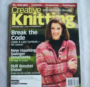 Creative Knitting Magazine 30+ Easy KnitAble Fashion Projects Sept 2007 - Picture 1 of 8