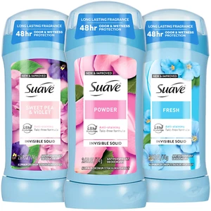 Antiperspirant Deodorant for Women Variety 3-Pack – Powder, Fresh, Sweet Pea & V - Picture 1 of 9