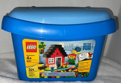 Lego Classic 6161 Box With Miscellaneous Blocks Duplo and Regular L4 READ - Image 1 of 4