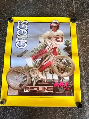 Póster vintage de BMX Billy Griggs Redline 1990 Foto 1 de 3