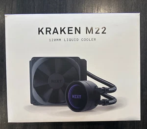 NZXT Kraken M22 120MM Liquid Cooler USED RL-KRM22-01 CPU Cooler - Afbeelding 1 van 6
