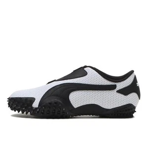 PUMA MOSTRO PERF 397331 01 white black unisex spike shoes US 4.5-12.5 #3 - Picture 1 of 7