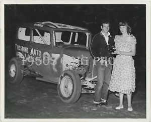 Foto anni 50 PARNELLI JONES Stock Auto Gare Hot Rod Carpinteria Pista Thunderbowl - Foto 1 di 3