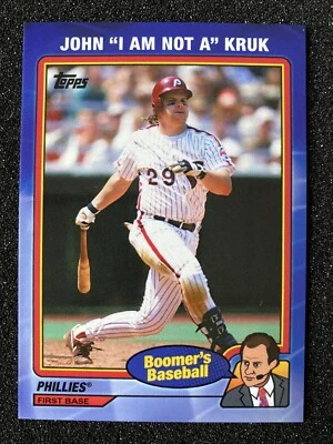 John "I Am Not A" Kruk 2024 Topps x Chris Berman: Boomers Baseball Nicknames - Image 1 of 2