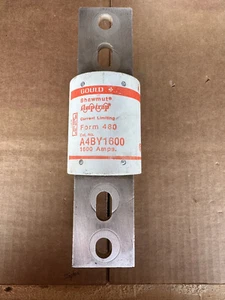 (1) Fusible Gould Shawmut Amp-Trap A4BY1600 1600A 600V muy buen estado, probado - Imagen 1 de 4