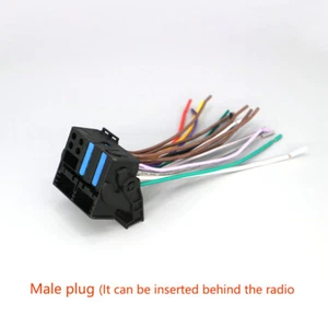 Radio Connector For Peugeot Citroen RD4 RD43 RD45 MRN Male Plug - Picture 1 of 2