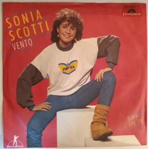 SONIA SCOTTI - VENTO / DIMMI CHE TU - 1982 GERMAN 7" SINGLE PS, POP ROCK - Picture 1 of 4