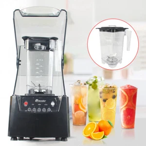 2600W Commercial Soundproof Smoothie Blender Machine Fruit Juicer Maker Mixer - Picture 1 of 12