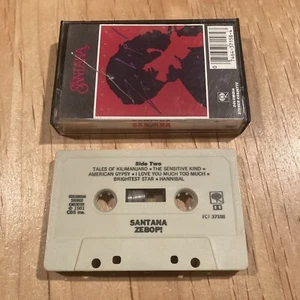 Santana - Zebop CASSETTE TAPE 1st US issue carlos alex ligertwood eric clapton - Picture 1 of 4