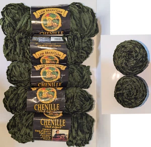 7 Teilknäuel Löwenmarke Garn CHENILLE dick & schnell 133 EUKALYPTUS grün - Bild 1 von 12