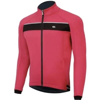 Souke Sports Herren Fahrradjacke Winter Winddicht Mantel MTB Reflektierend Hohe Sichtbarkeit