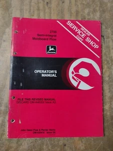 John Deere Manueller 2700 Semi-Integraler Formbrettpflug OM-A50410 21JS-1540-M1 - Bild 1 von 1