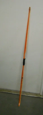 Locksley 0333 Archery Bow 54" Orange & White Striped NO String - Image 1 of 4