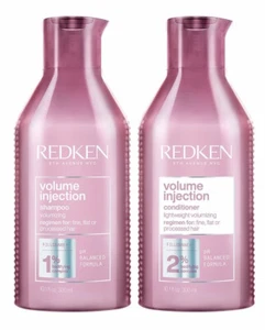 Redken Volume Inject Shampoo and Conditioner 10.1 oz SET - Picture 1 of 1