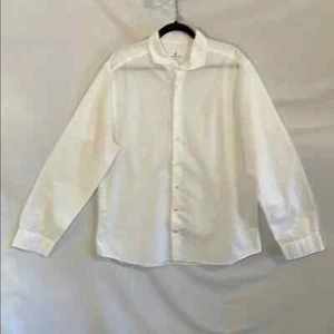 Emanuel Berg Herren Modern Fit Hemd mit Knopfleiste weiß strukturiert Gr. XXL - Bild 1 von 9