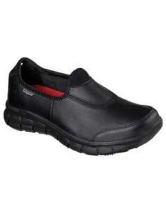 SKECHERS Work Sure Track Shoe - Black/Black - Womens - Ladies - Bild 1 von 6