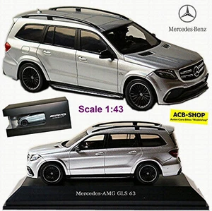 Mercedes-AMG GLS 63 4MATIC SUV 2015-19 X166 Iridium Silver 1:43 Spark/Minimax - Picture 1 of 11